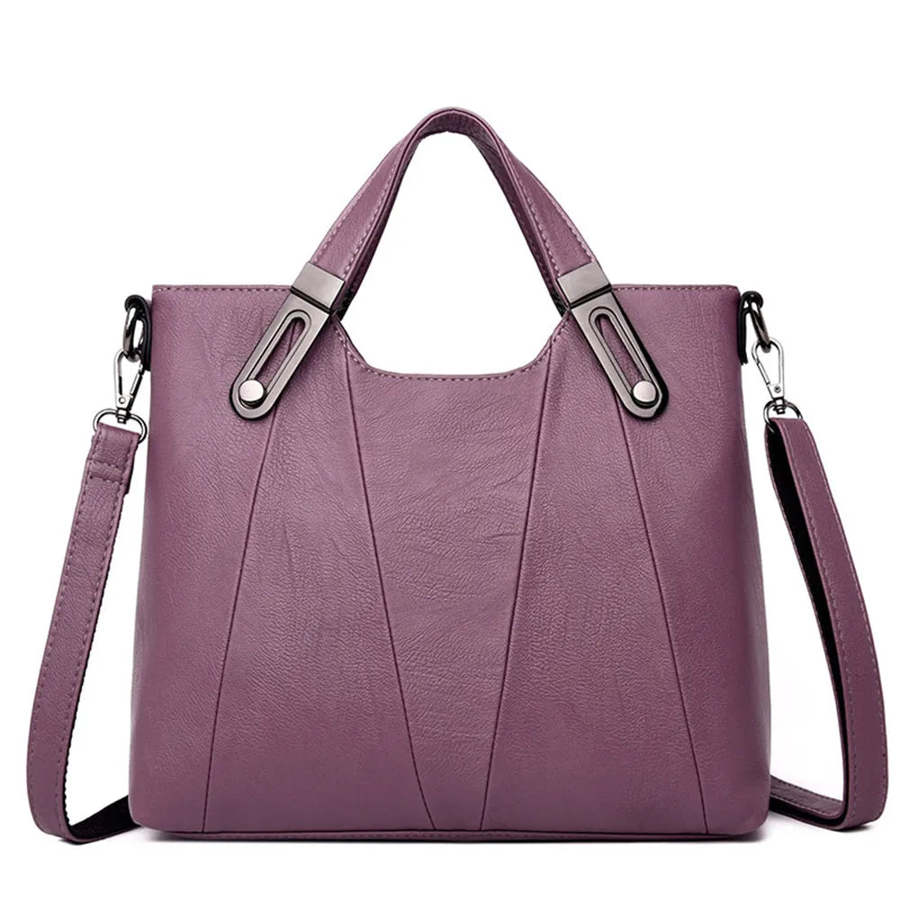 PU Leather Handbag for Women Crossbody Shoulder Tote Bag