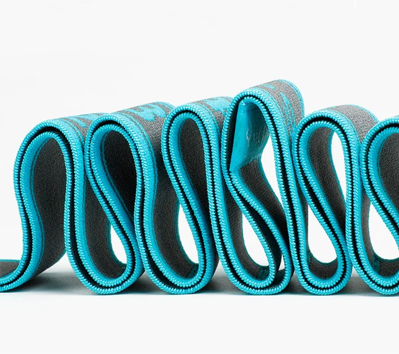Elastic Yoga Stretching Strap with Loops for Ballet, Yoga and Pilates