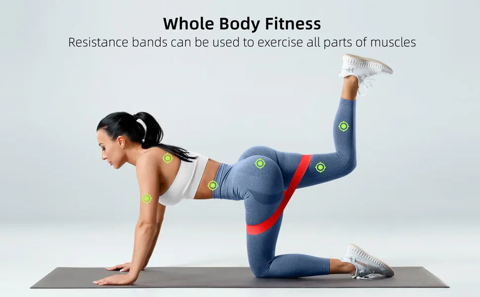 Resistance Bands Exercise Workout Bands for Booty and Legs