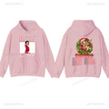 Mariah Carey Hoodie Merry Christmas Graphic Oversized Top