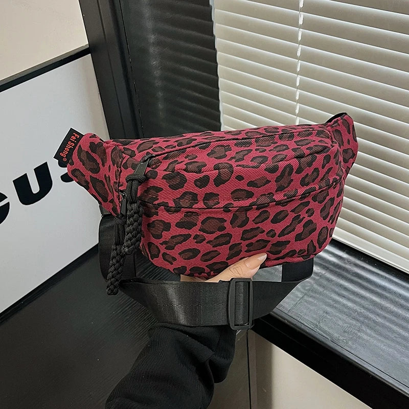 Leopard Print Waist Bag Fashion Fanny Pack Phone Purse