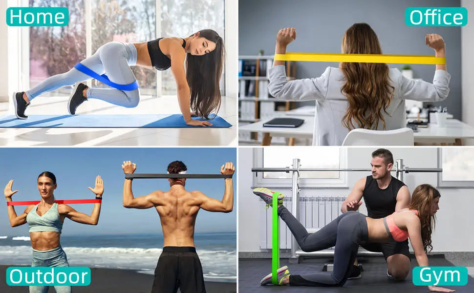 Resistance Bands Exercise Workout Bands for Booty and Legs
