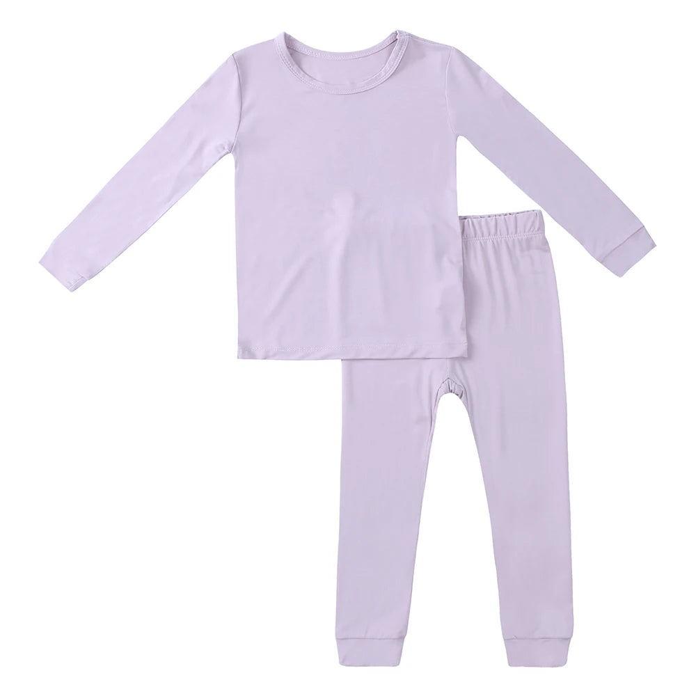 Kids Pajamas Sets Bamboo Fiber Breathable Sleepwear