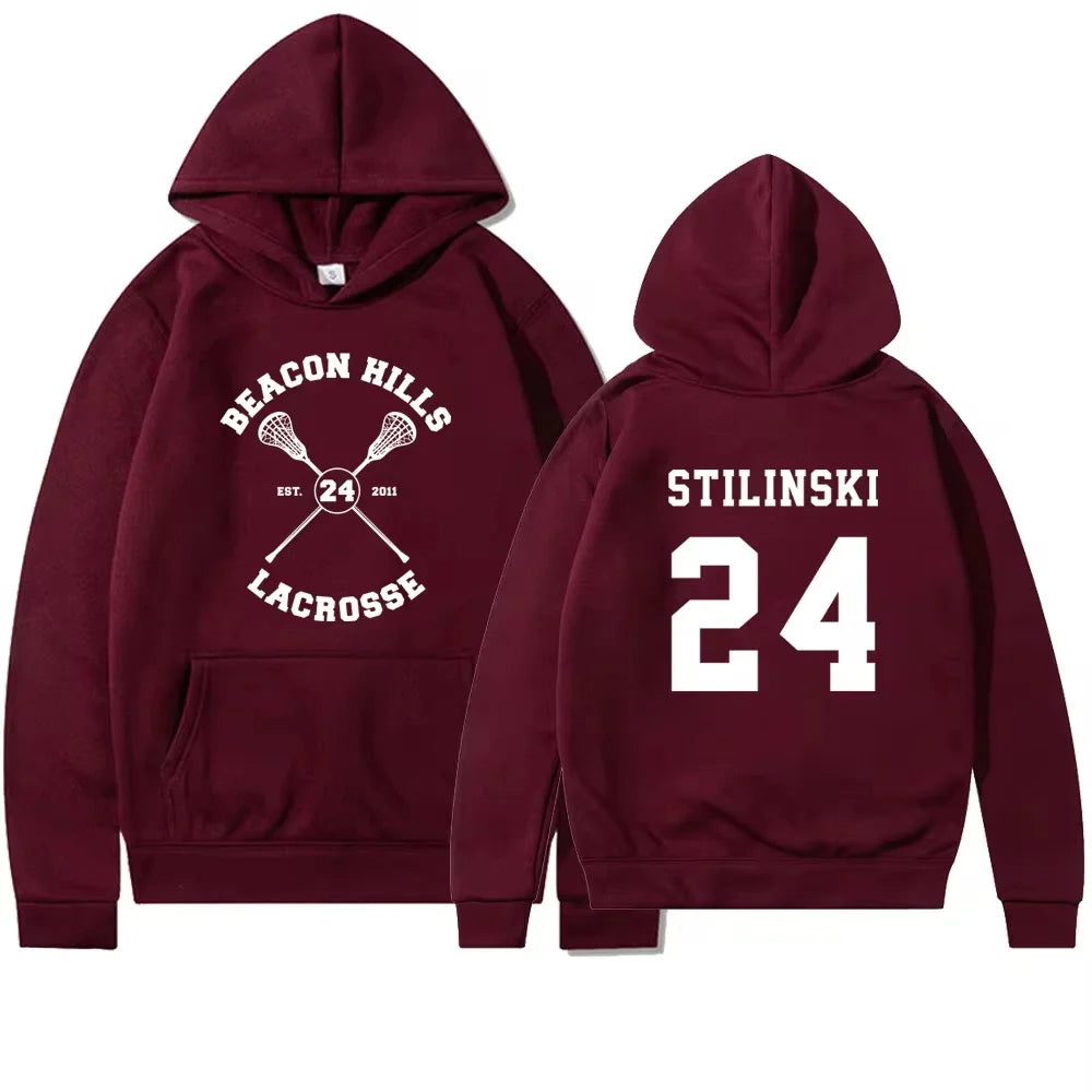 Teen Wolf Hoodie Beacon Hills Graphic Pullover Sweatshirt