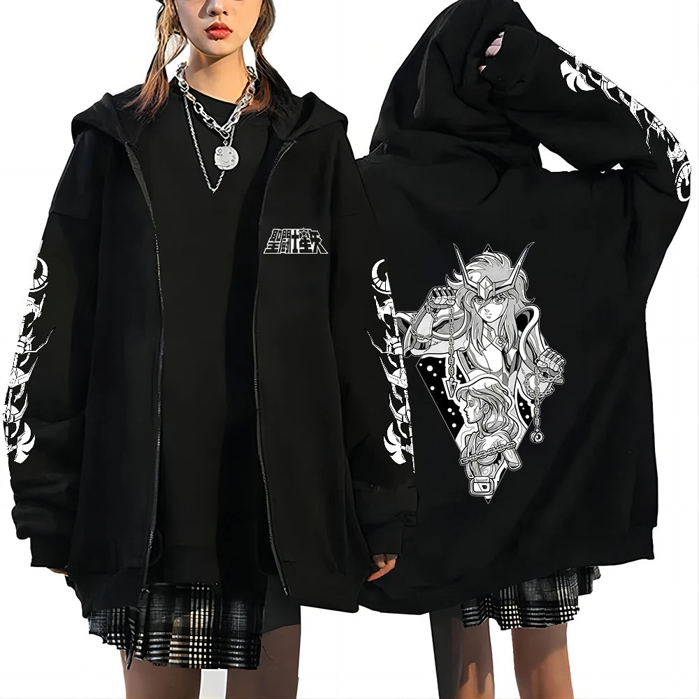 Saint Seiya Hoodie Anime Print Harajuku 3D Sweatshirt
