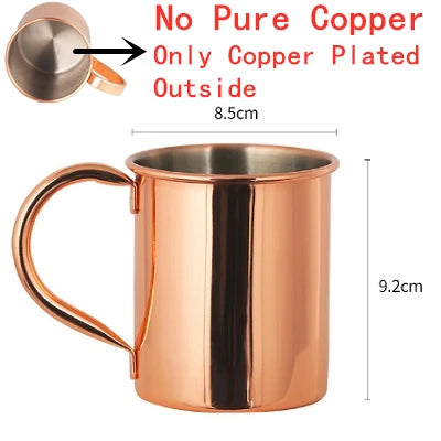 Copper Plated Mug 400ML Beer Coffee and Cocktail Cup