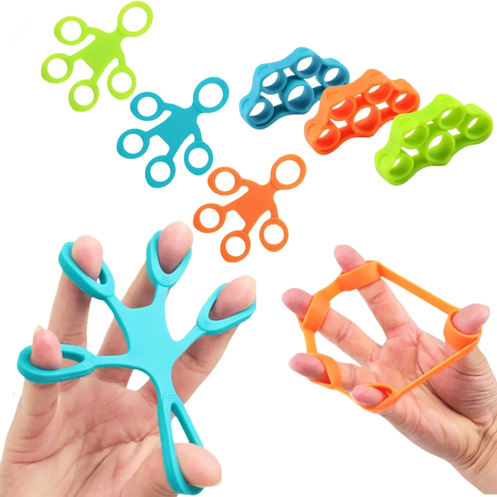 Finger Exerciser Silicone 5-Finger Stretcher for Hand Training