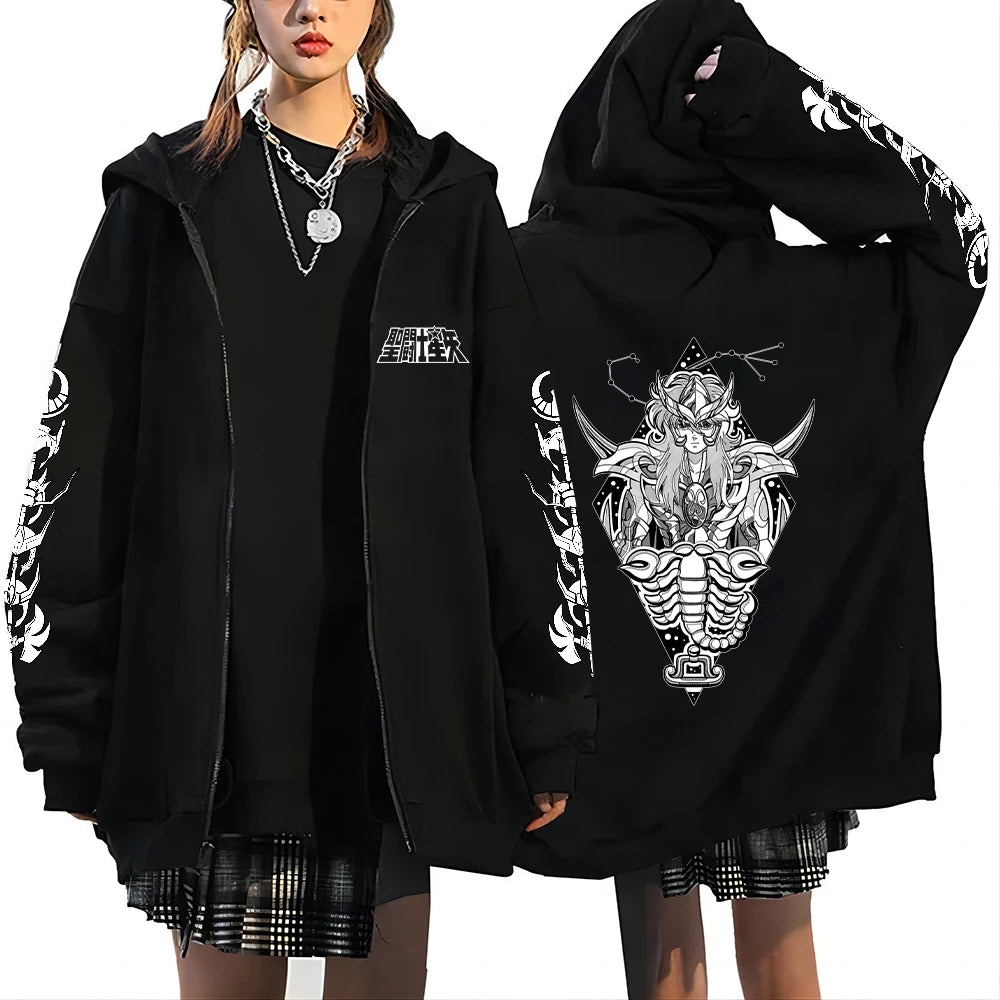 Saint Seiya Hoodie Anime Print Harajuku 3D Sweatshirt