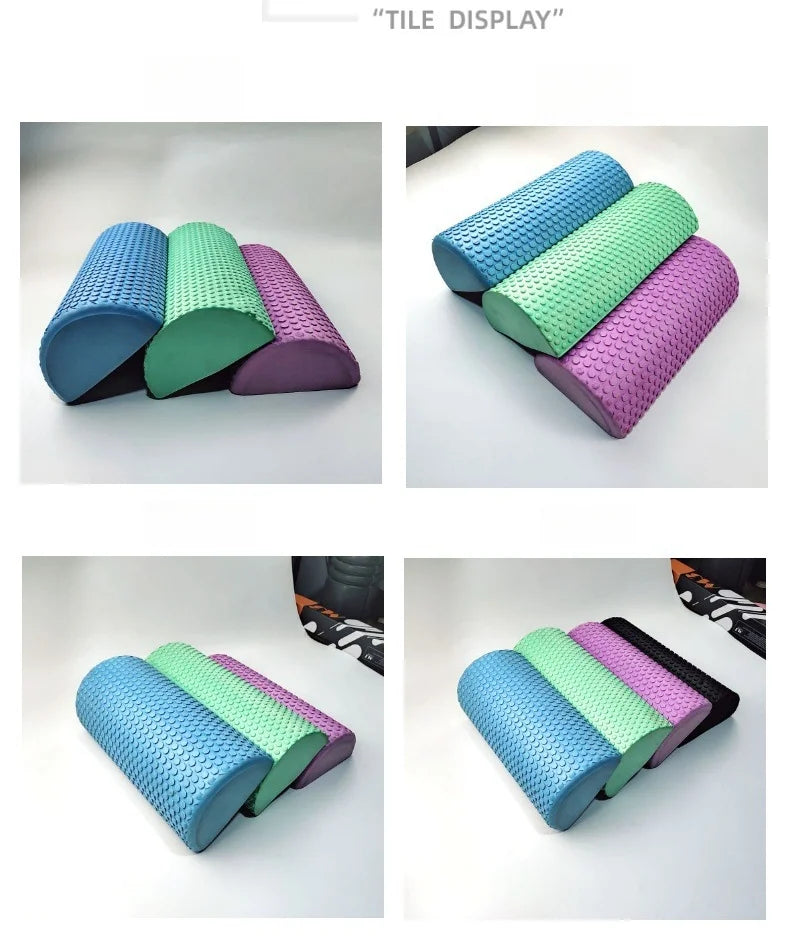 Fitness Foam Roller for Yoga, Pilates and Muscle Massage
