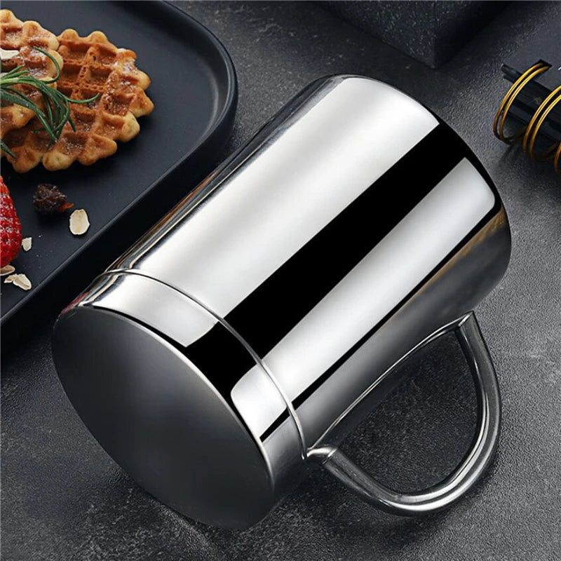 Insulated Coffee Mug 400ML Double Wall Stainless Steel Cup
