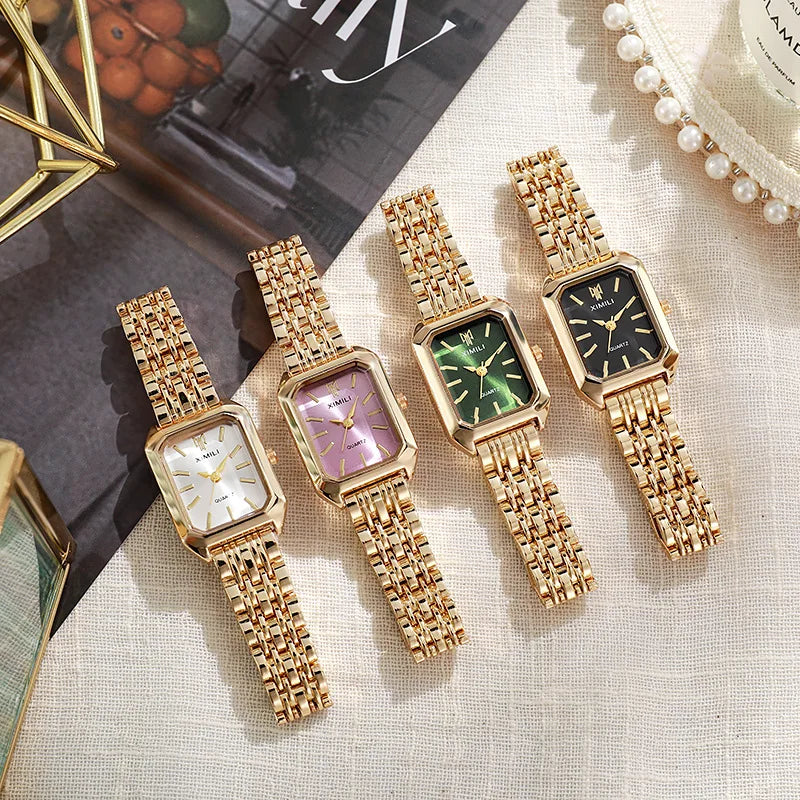 Women Watch Light Luxury Stainless Steel Quartz Watch