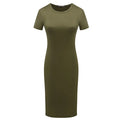 Bodycon Sheath Dress Shiny Short Sleeve Summer Dress