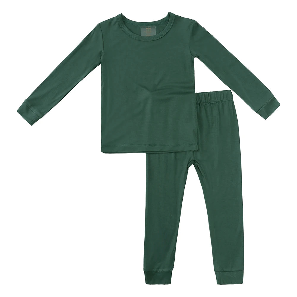 Kids Pajamas Sets Bamboo Fiber Breathable Sleepwear