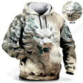 Dragon Print Hoodie 3D Graphic Sweatshirt for Men and Women