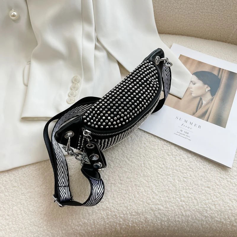Lady Waist Bag Fashion Chain Crossbody Chest Bag