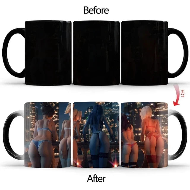 Color Changing Mug Creative Magic Hot Drink Cup