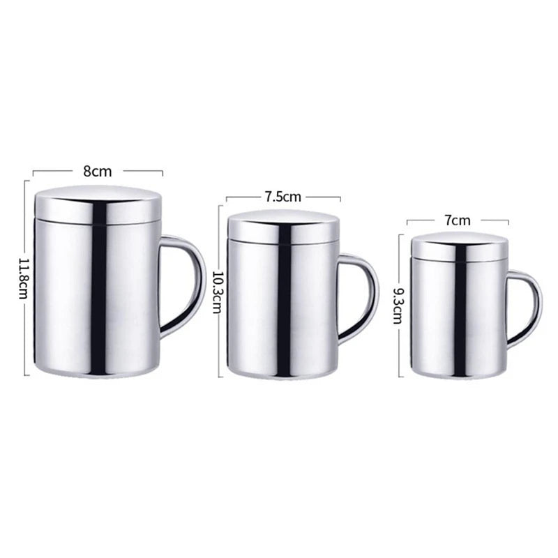 Insulated Coffee Mug 400ML Double Wall Stainless Steel Cup