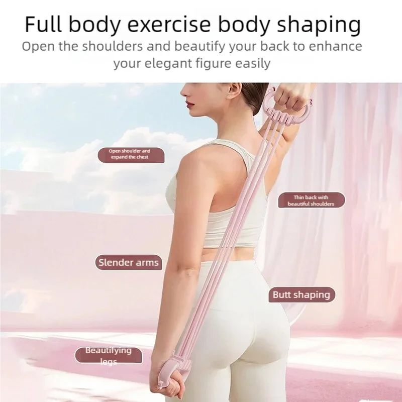 Yoga Stretching Belt Elastic Stretch Strap for Shoulder Practice