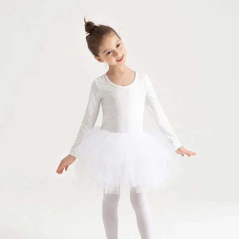 Girls Tutu Dress Lace Ballet Pettiskirt Sleeveless Dress