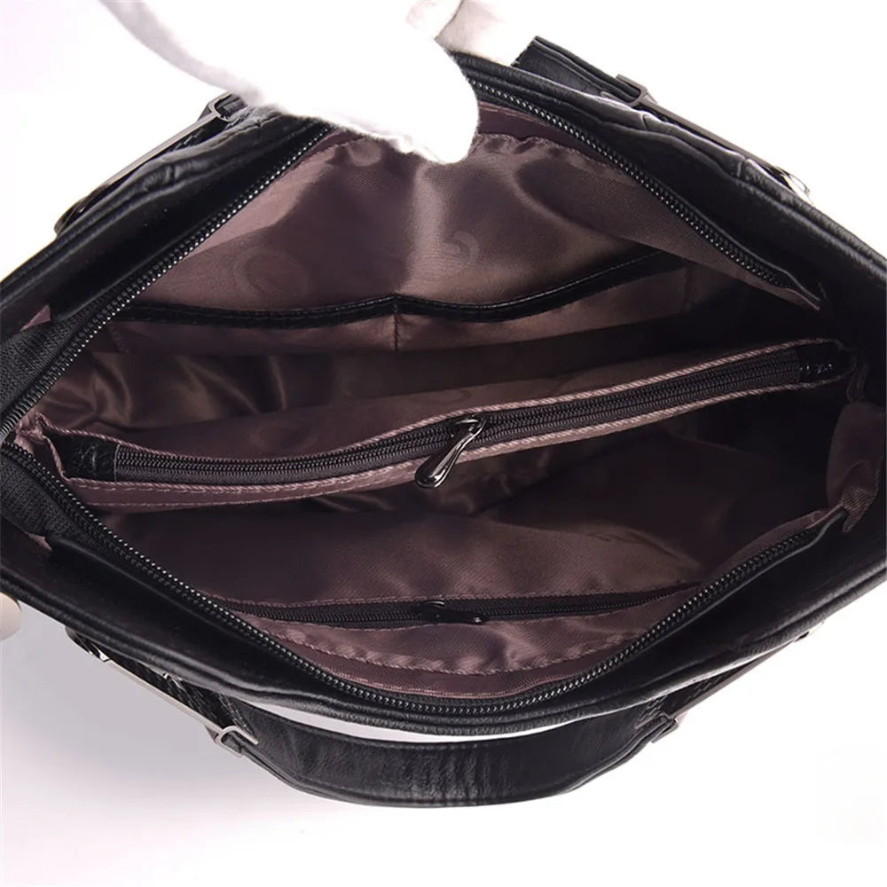 PU Leather Handbag for Women Crossbody Shoulder Tote Bag