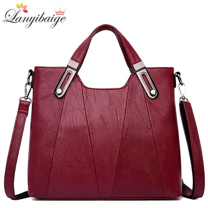 PU Leather Handbag for Women Crossbody Shoulder Tote Bag
