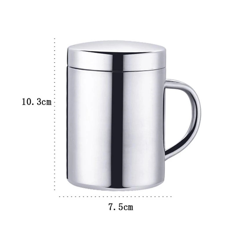 Insulated Coffee Mug 400ML Double Wall Stainless Steel Cup