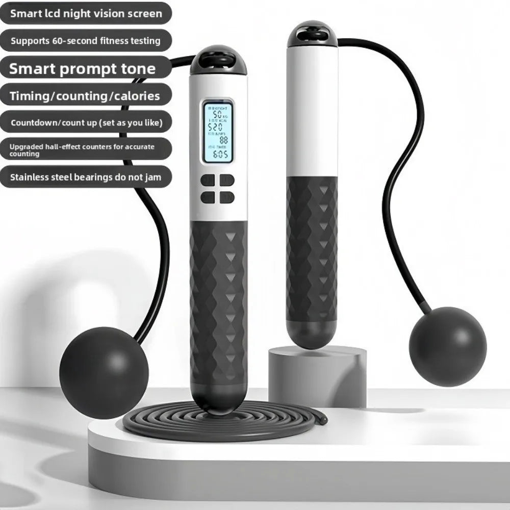 Cordless Jump Rope Anti-Skid Digital Skip Rope with Counter
