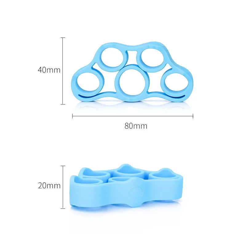 Finger Exerciser Silicone 5-Finger Stretcher for Hand Training
