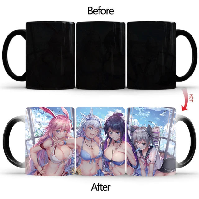 Color Changing Mug Creative Magic Hot Drink Cup