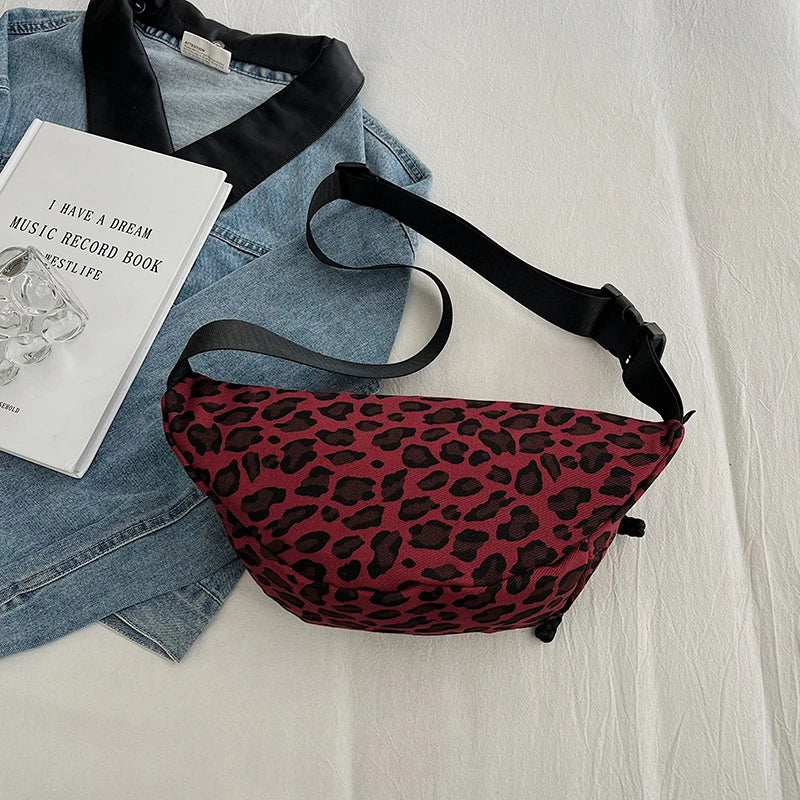 Leopard Print Waist Bag Fashion Fanny Pack Phone Purse