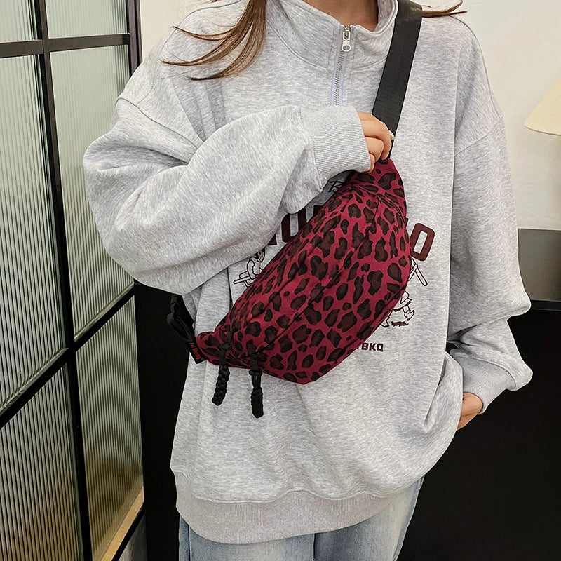 Leopard Print Waist Bag Fashion Fanny Pack Phone Purse