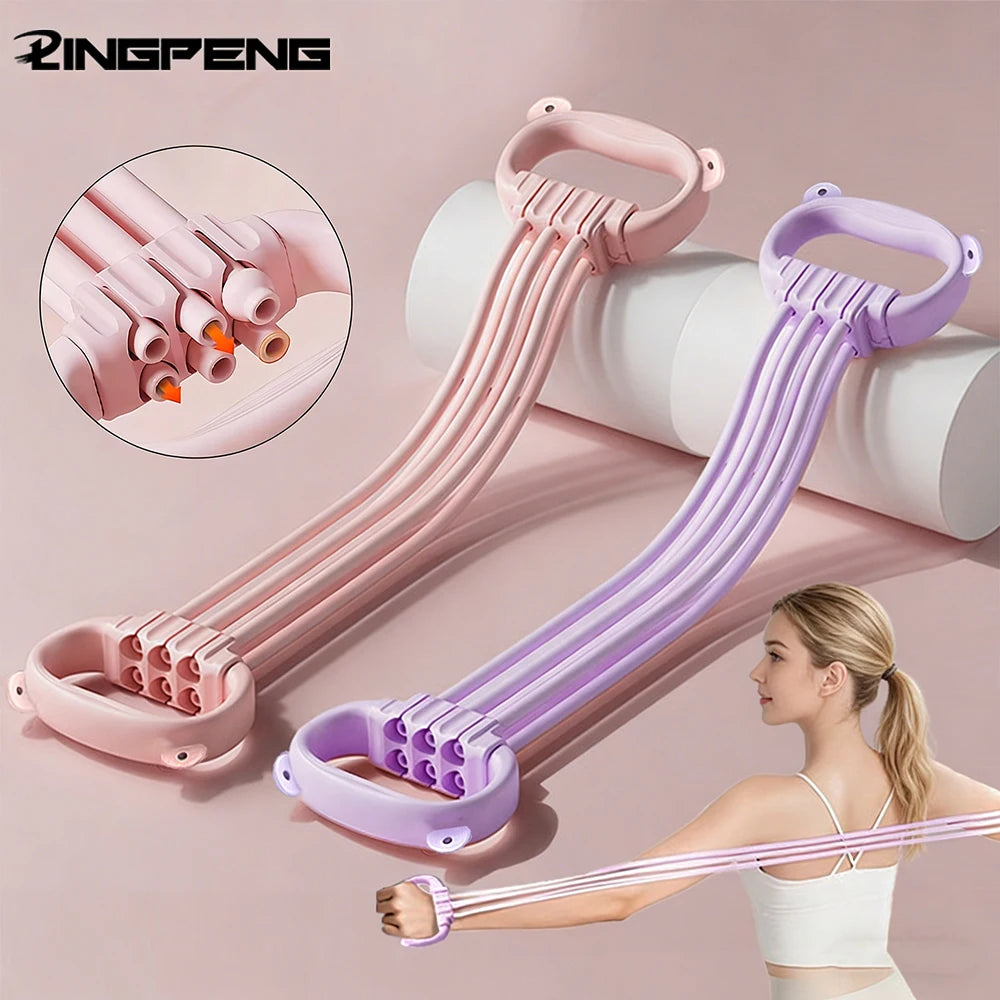 Yoga Stretching Belt Elastic Stretch Strap for Shoulder Practice