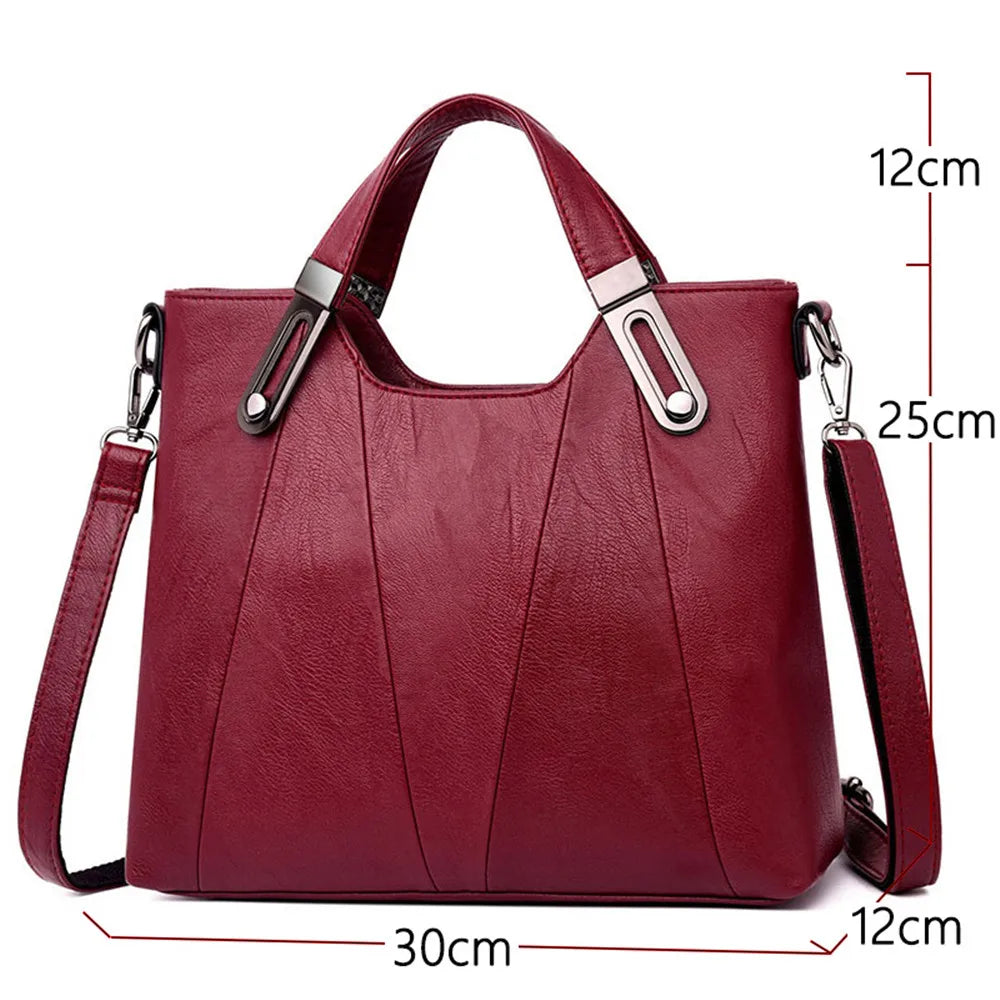 PU Leather Handbag for Women Crossbody Shoulder Tote Bag