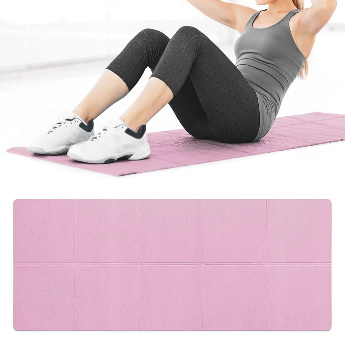 EVA Yoga Mat 4MM Anti-Slip Fitness Mat for Yoga and Pilates