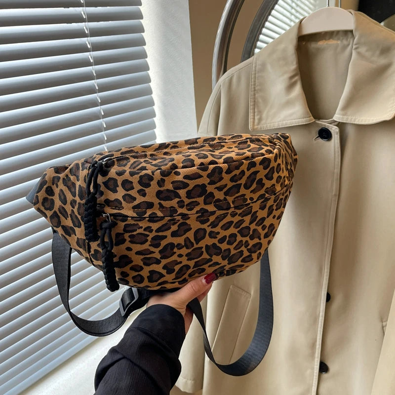 Leopard Print Waist Bag Fashion Fanny Pack Phone Purse