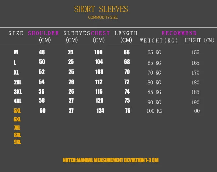 Men Streetwear T-Shirt Hip Hop Loose Summer Tee