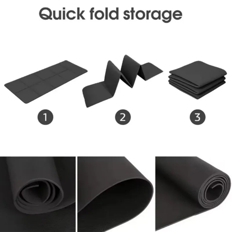 Yoga Mat Anti-skid Sports Fitness EVA Comfort Foam 4MM Thick Yoga Mat for Exercise Yoga and Pilates Gymnastics Mat - Smart Living Store