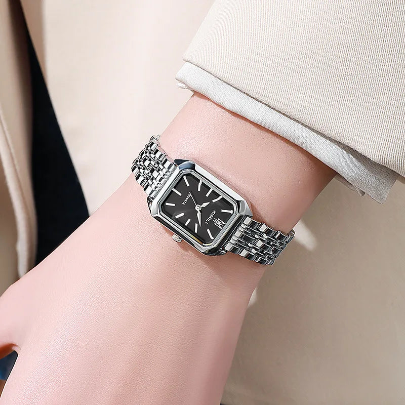 Women Watch Light Luxury Stainless Steel Quartz Watch