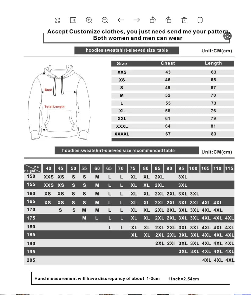 Dragon Print Hoodie 3D Graphic Sweatshirt for Men and Women