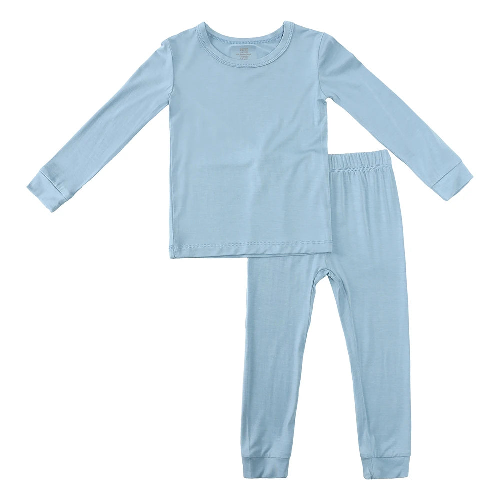 Kids Pajamas Sets Bamboo Fiber Breathable Sleepwear