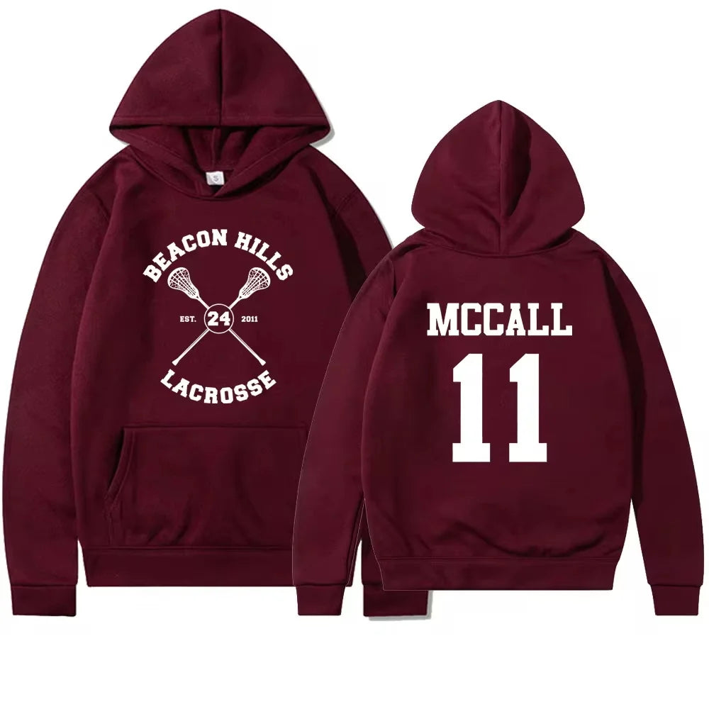 Teen Wolf Hoodie Beacon Hills Graphic Pullover Sweatshirt