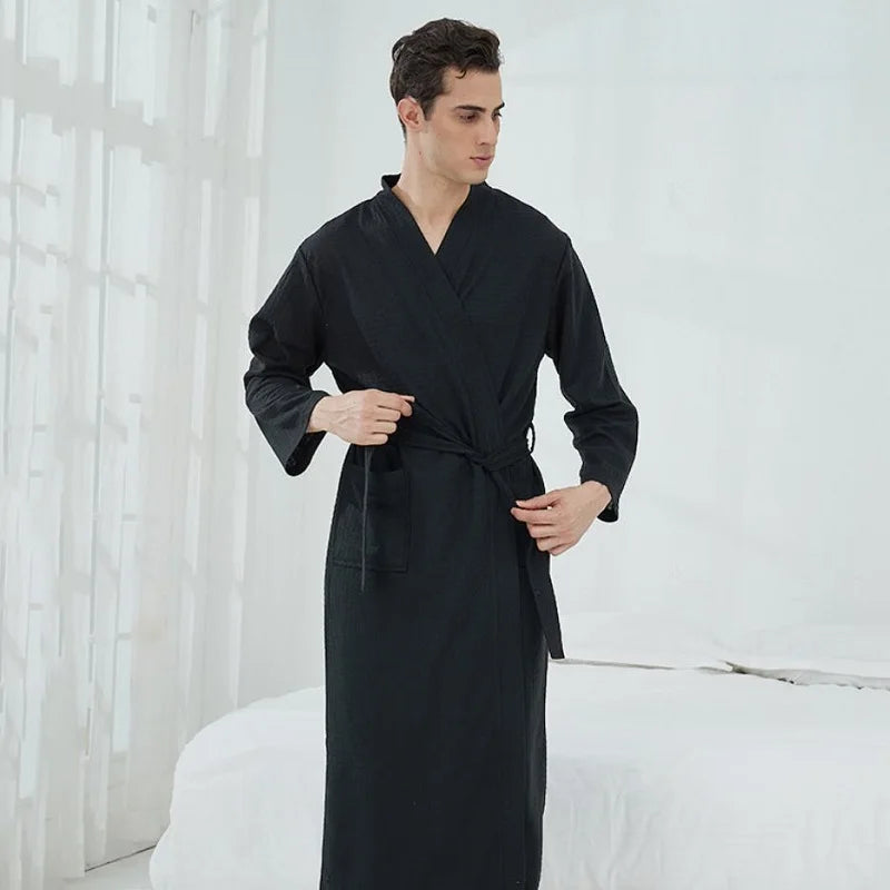 Terry Bathrobe Long Absorbent Dressing Gown
