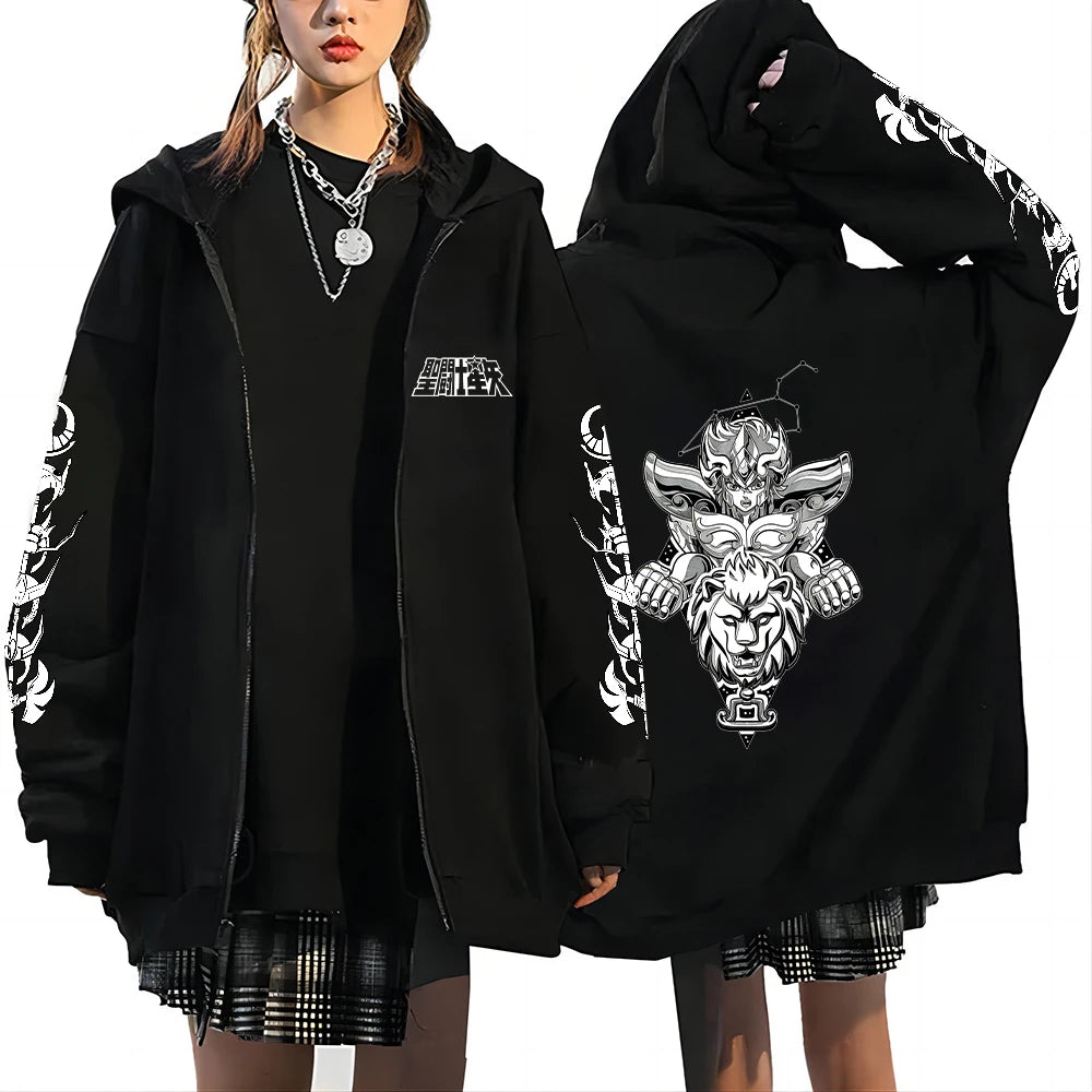 Saint Seiya Hoodie Anime Print Harajuku 3D Sweatshirt