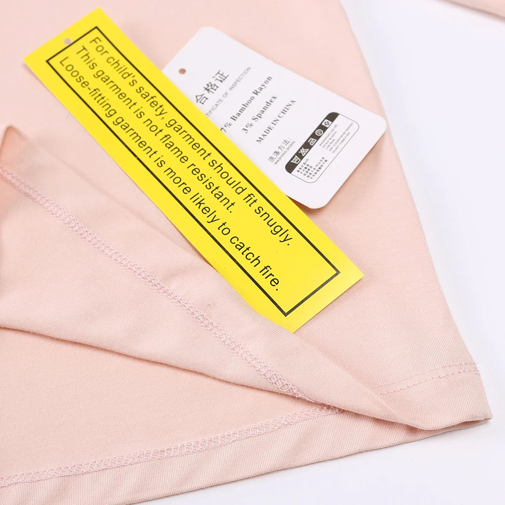 Kids Pajamas Sets Bamboo Fiber Breathable Sleepwear