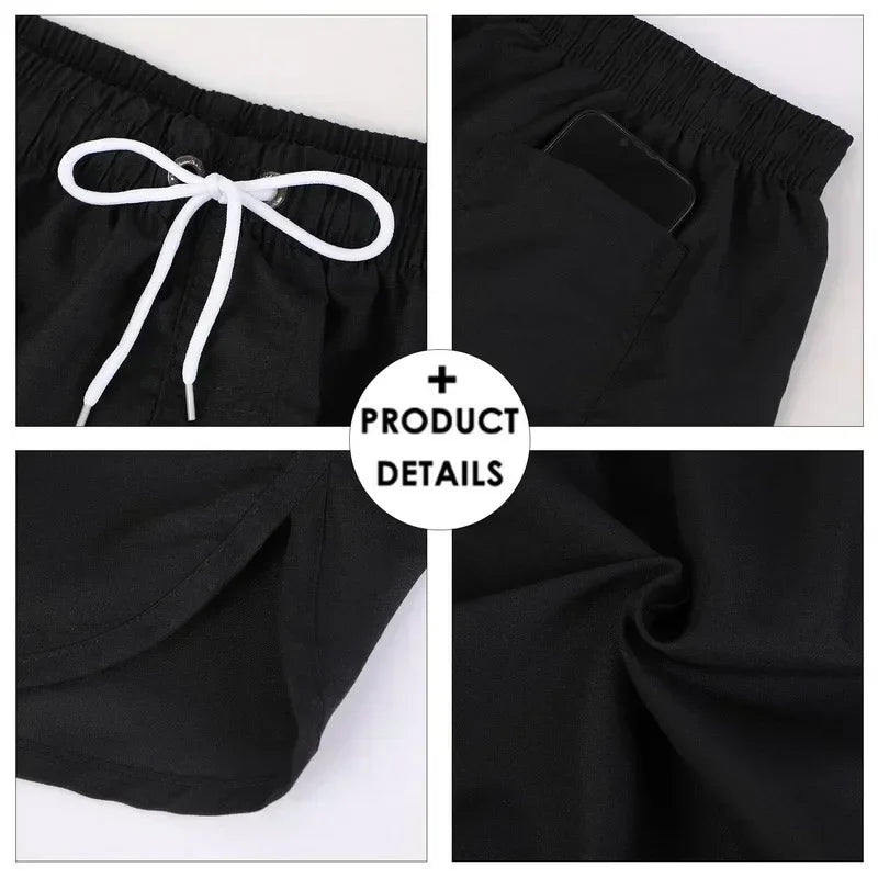 Men Swim Shorts Fast Drying Breathable Beach Shorts