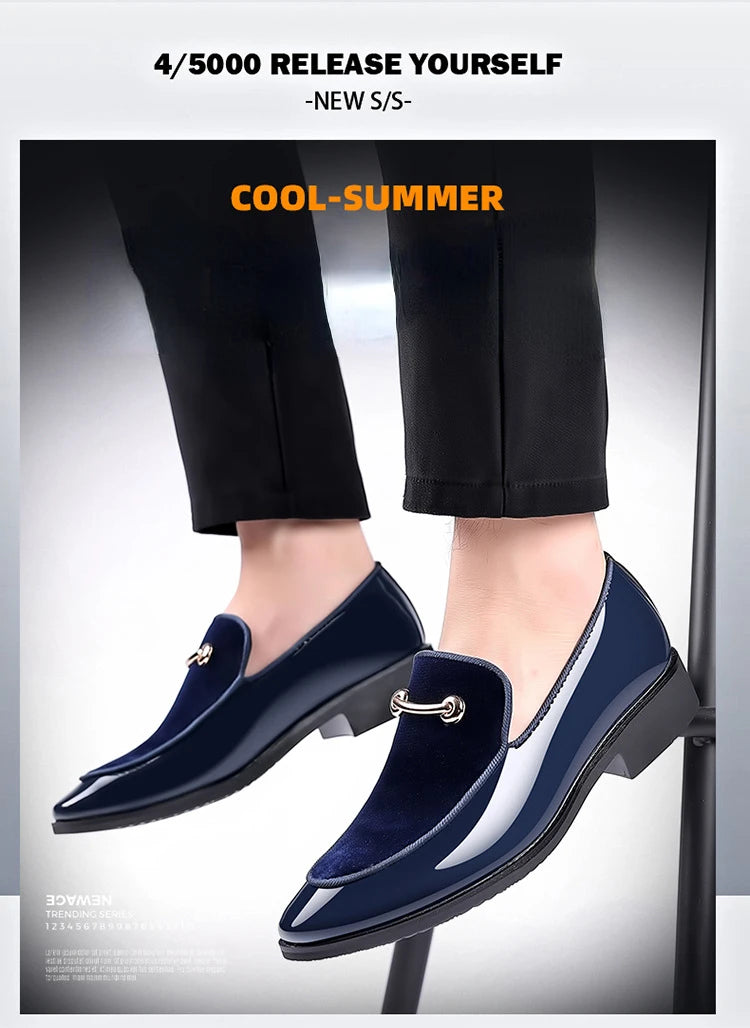 Suede Shoes for Men Italian Style Oxford Wedding Shoes