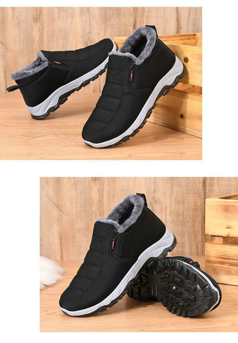 Men Winter Shoes Casual Cotton Warm Chunky Sole Shoes
