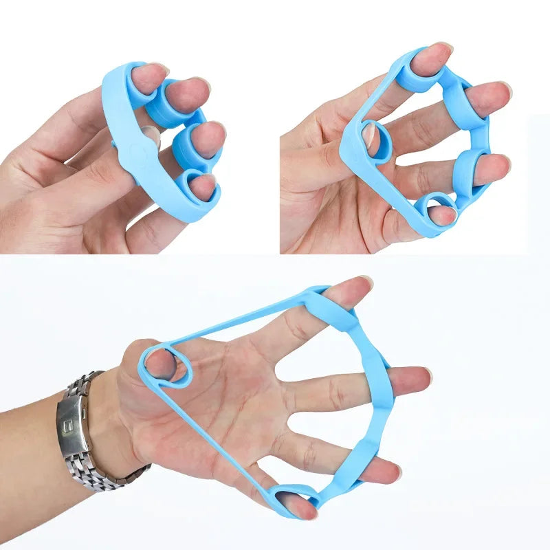 Finger Exerciser Silicone 5-Finger Stretcher for Hand Training