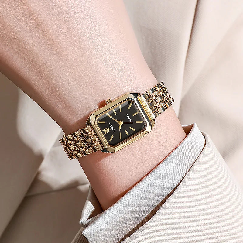 Women Watch Light Luxury Stainless Steel Quartz Watch