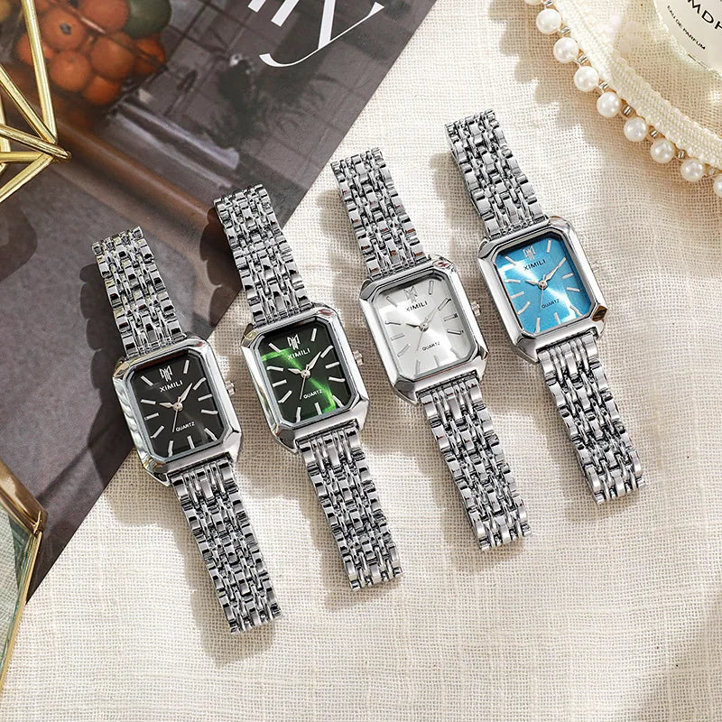 Women Watch Light Luxury Stainless Steel Quartz Watch